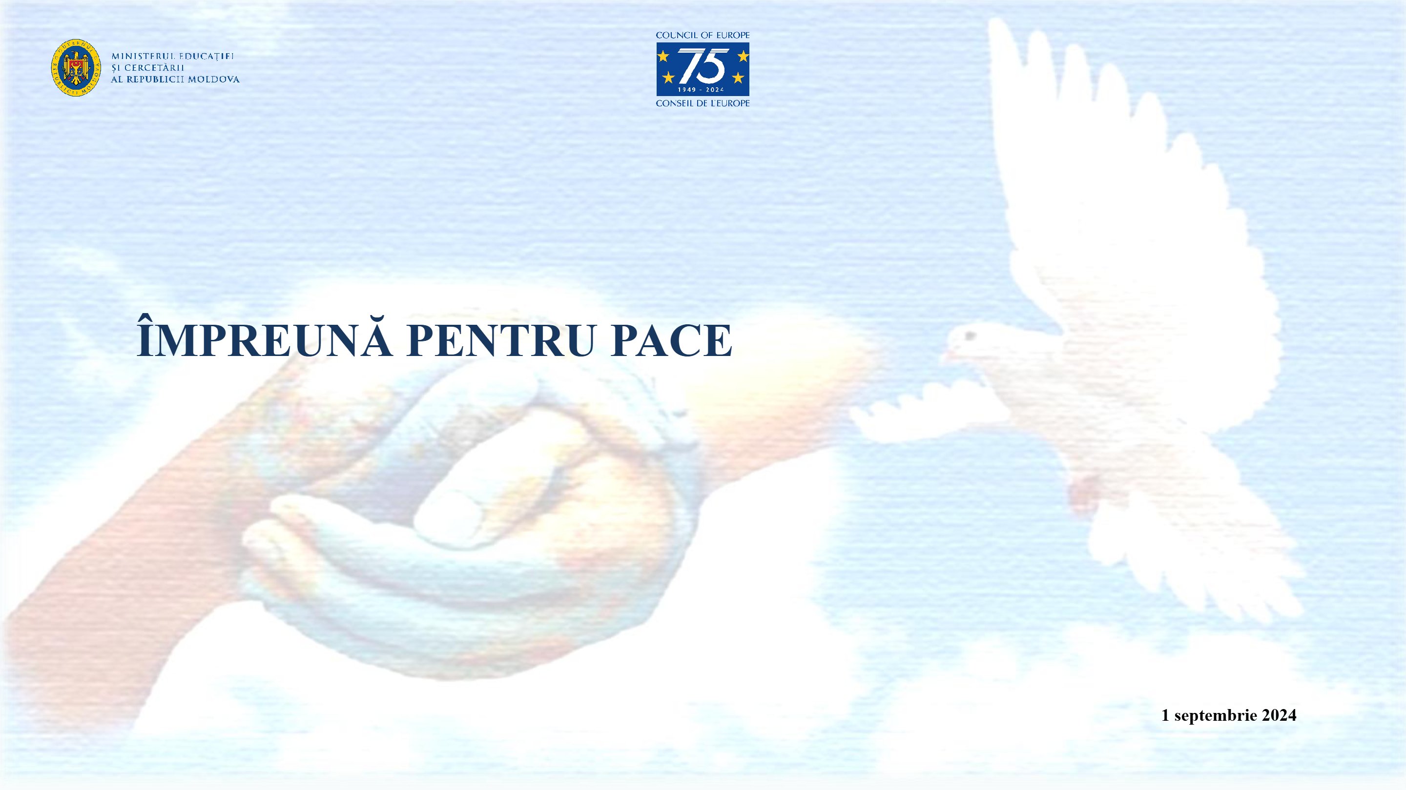 Împreună pentru pace - 1 septembrie 2024 (V2)